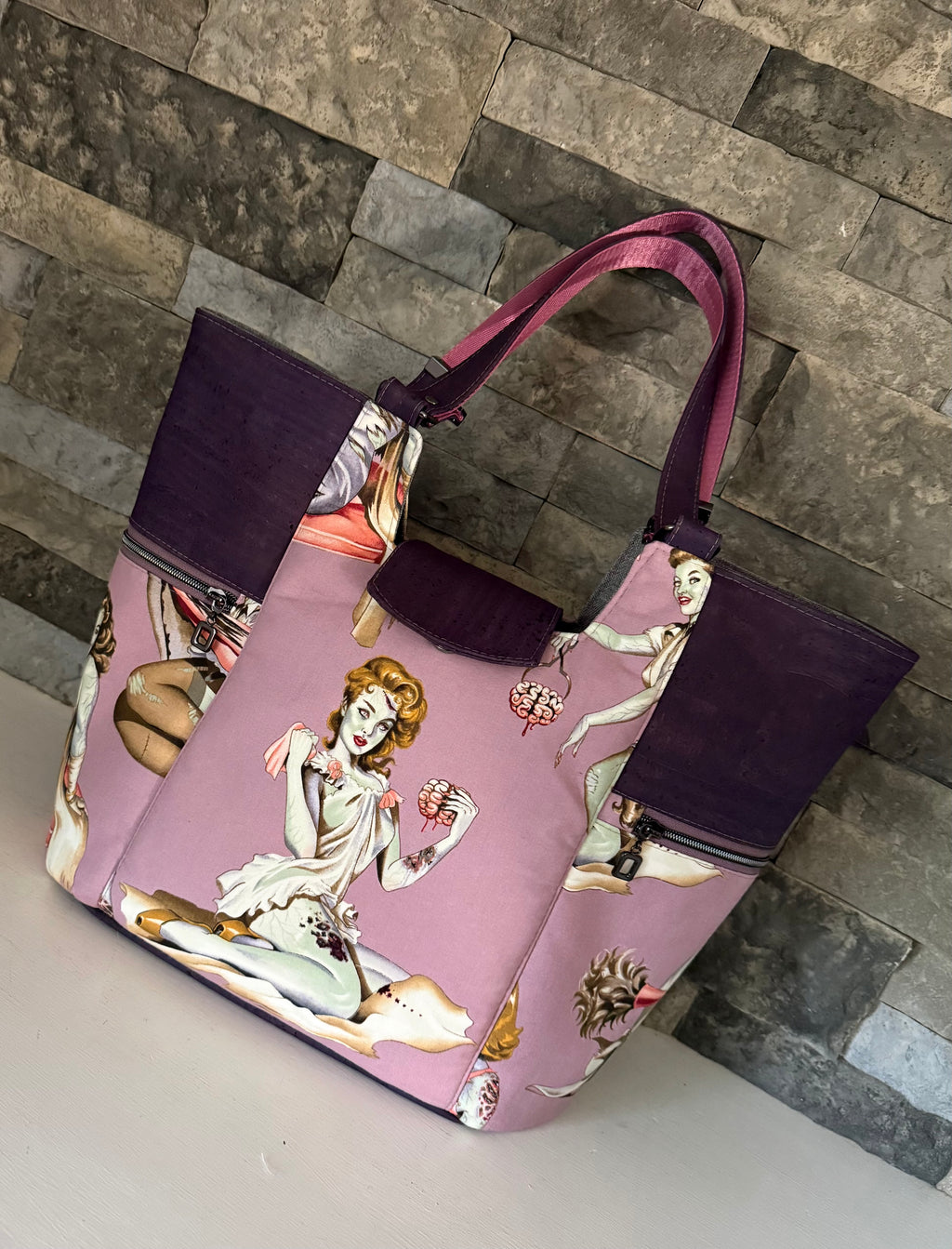 Zombie Pin-Ups Tote