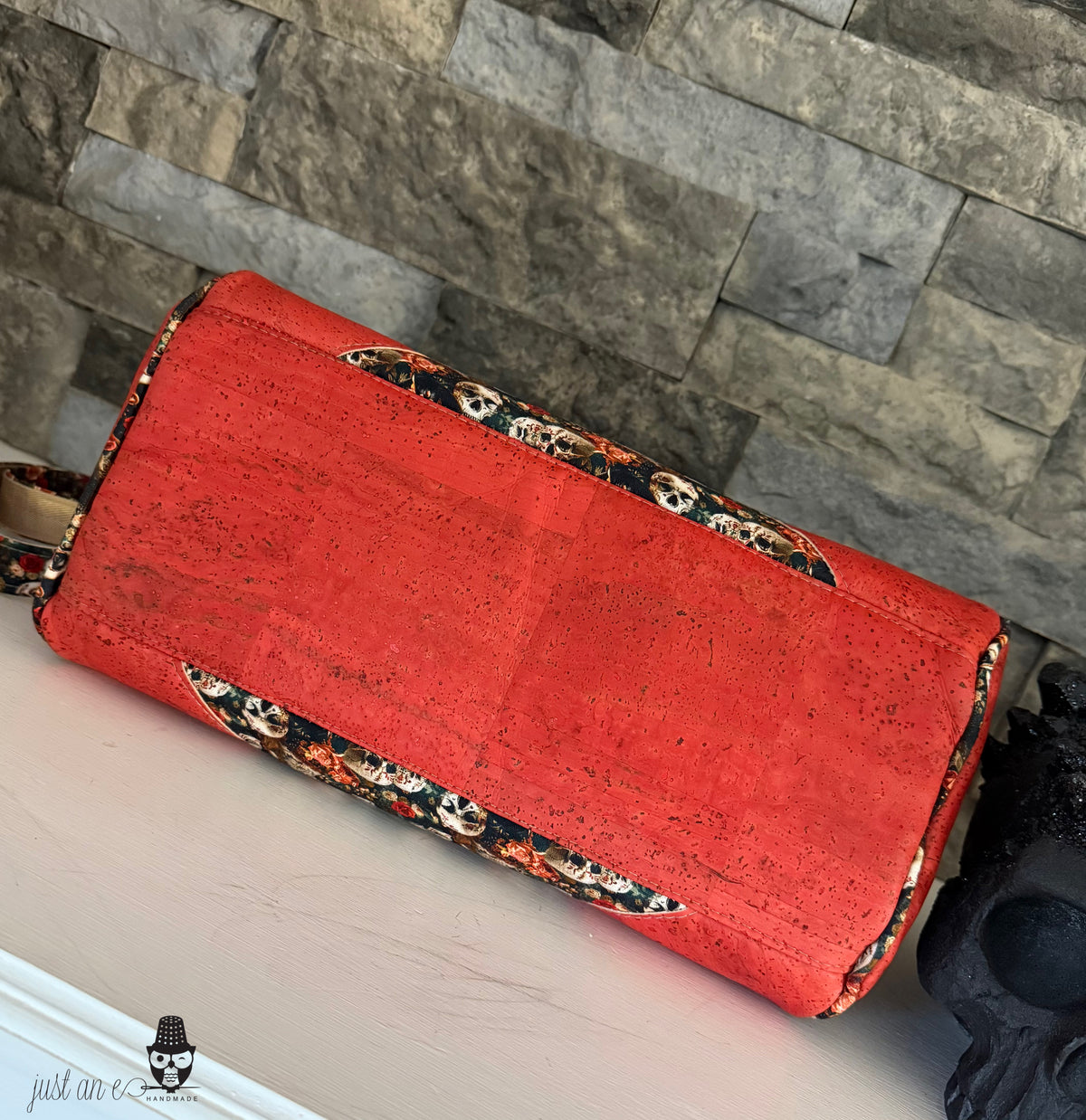 Day of the Dead Bowler-Style Hand Bag