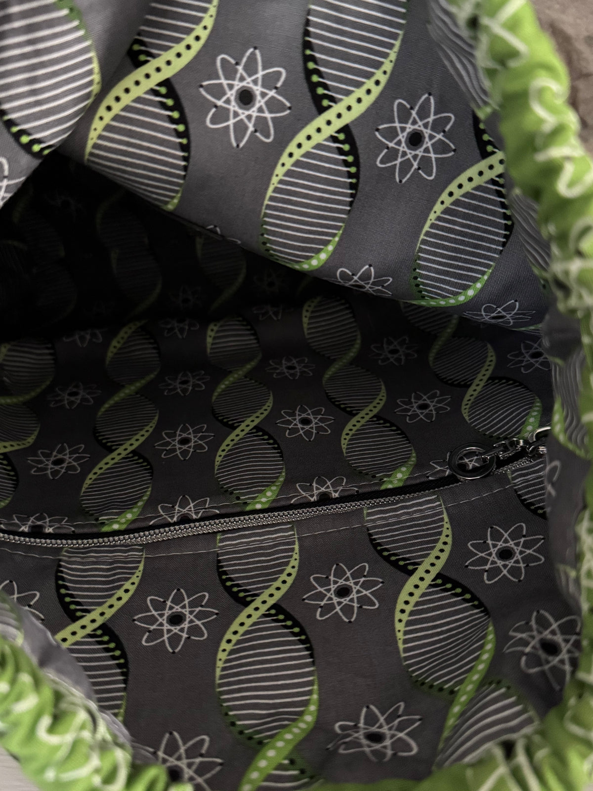 Nerdy Science Drawstring Backpack