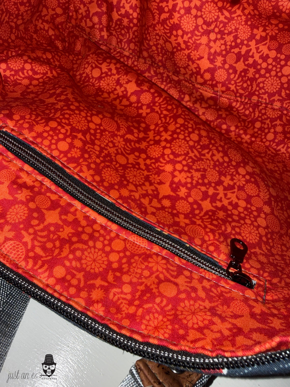 Autumn Floral Barrel Bag