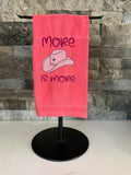 More is More - Dolly Tribute Embroidered Towel