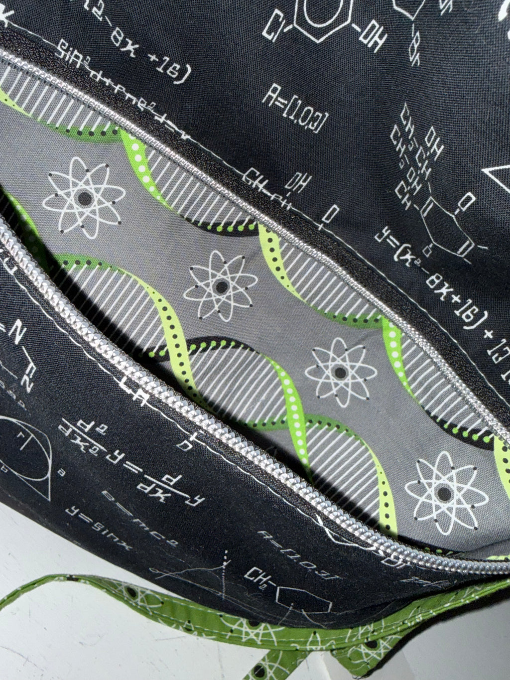 Nerdy Science Drawstring Backpack