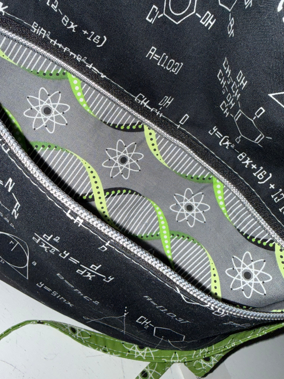 Nerdy Science Drawstring Backpack