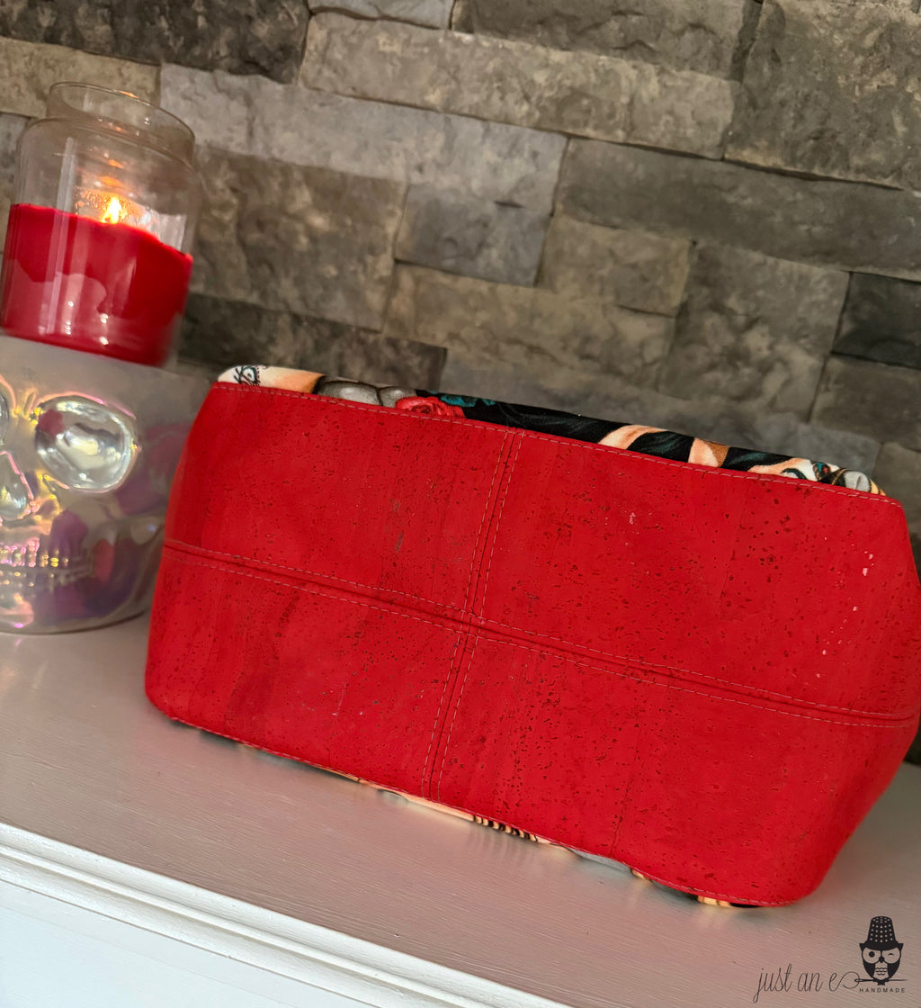 Dia de los Muertos Zip Top Tote