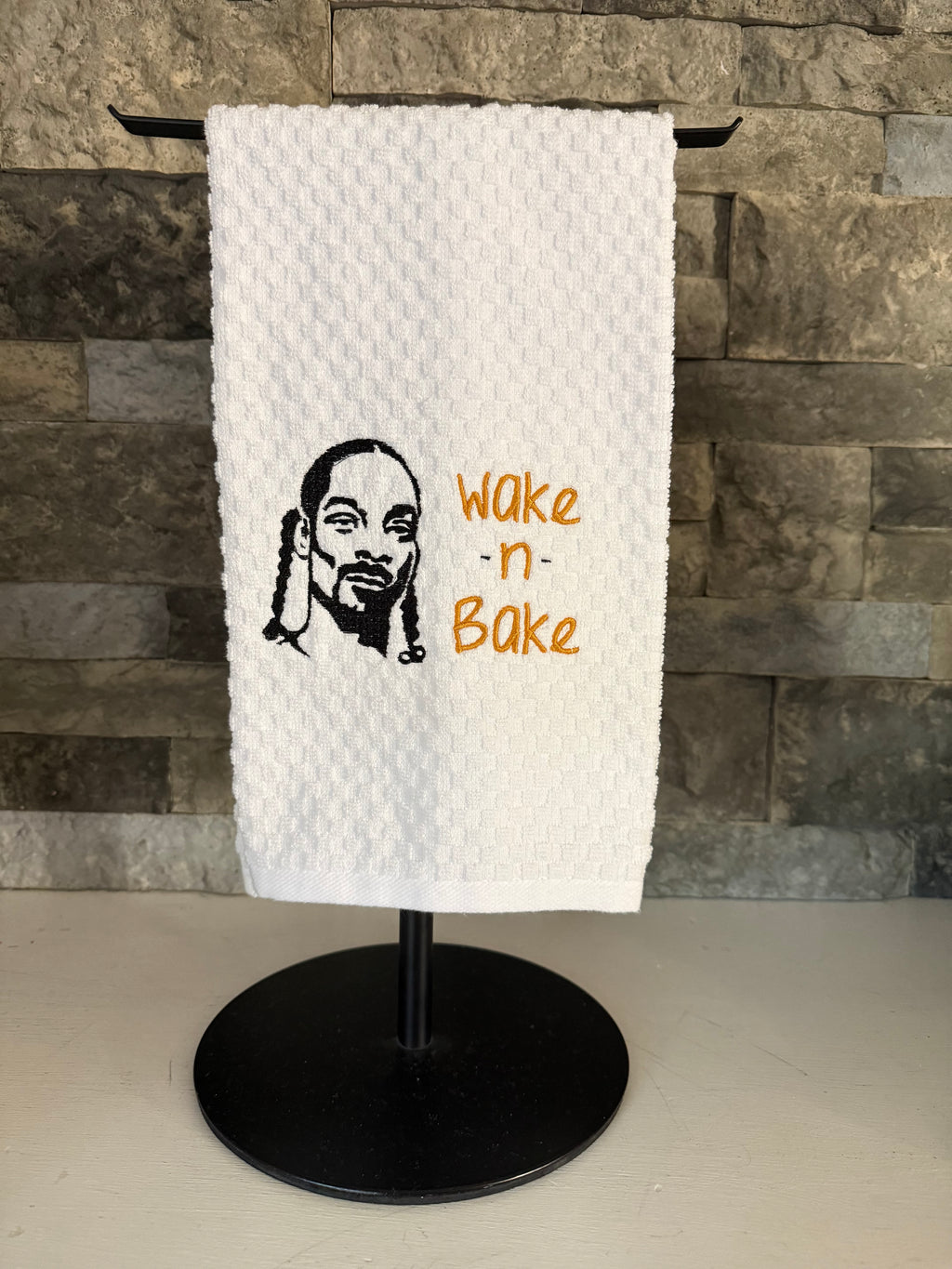 Wake n Bake Embroidered Towel