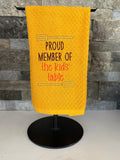 Proud Member of the Kids' Table Embroidered Towel - Holiday Family Towel