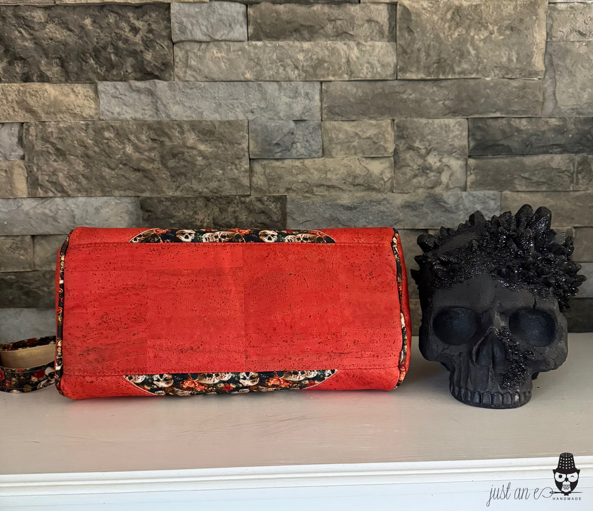 Day of the Dead Bowler-Style Hand Bag