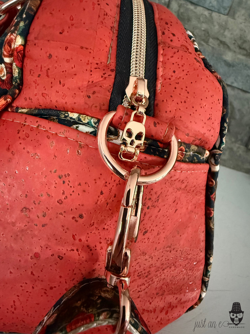 Day of the Dead Bowler-Style Hand Bag