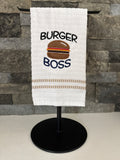 Serial Griller embroidered hand towel
