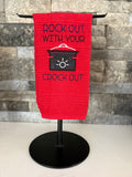 Rock Out with your Crock Out - Embroidered Towel