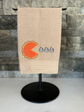 Pac Pie Thanksgiving Pumpkin Pie and Whipped Cream Embroidered Towel