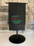 Naughty, Nice, Insufficient Evidence Embroidered Towel