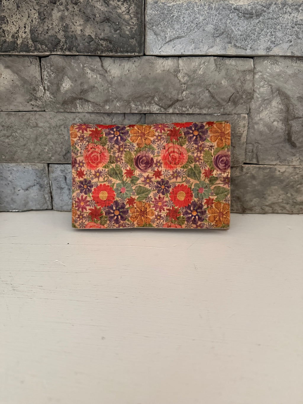 Floral Cork Discovery Wallet