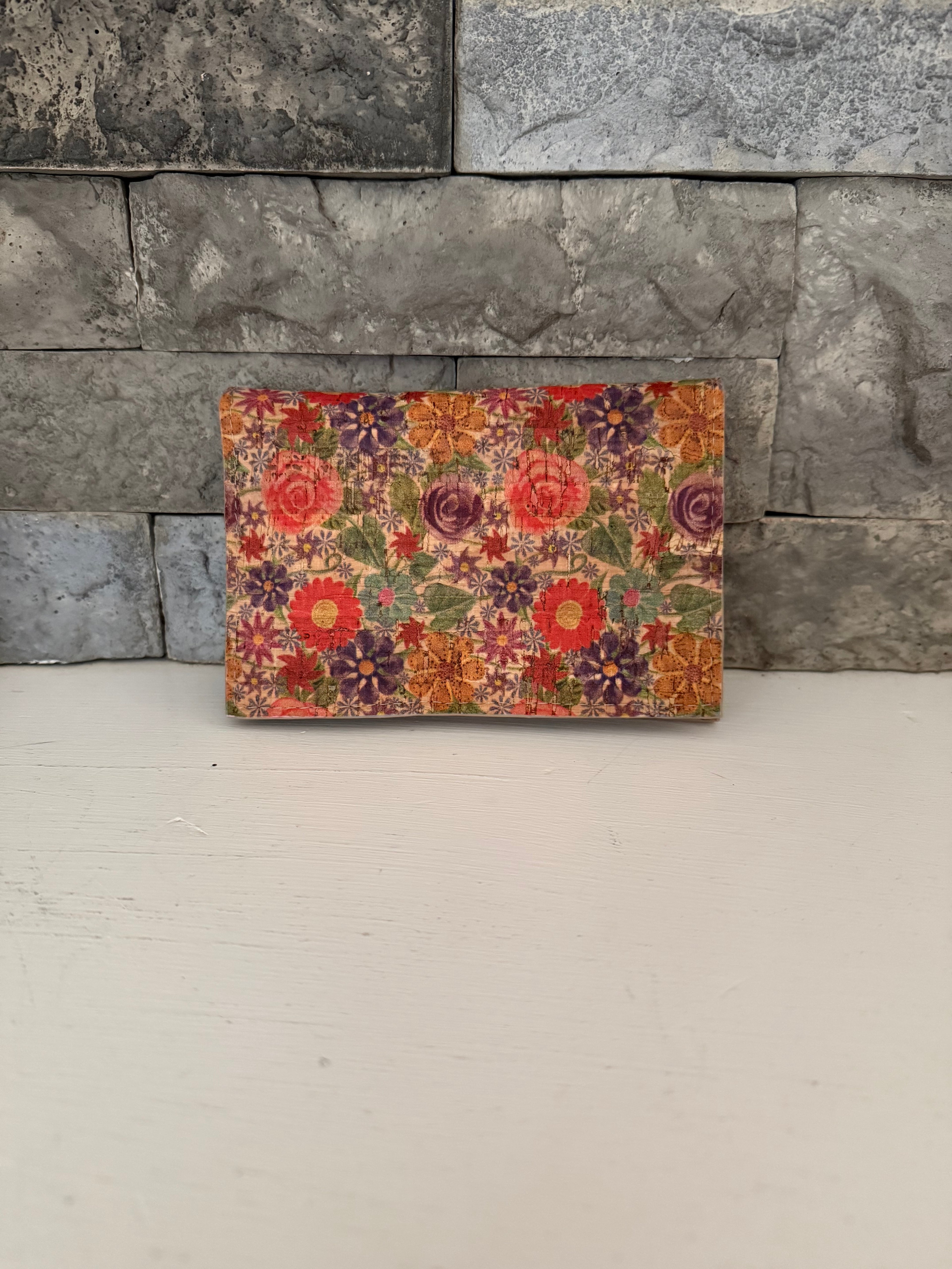 Floral Cork Discovery Wallet