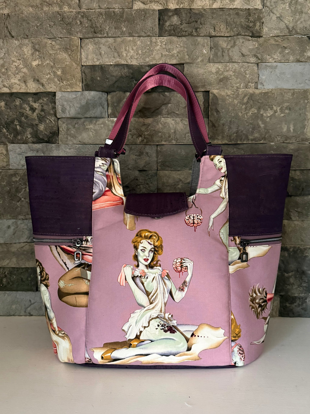 Zombie Pin-Ups Tote