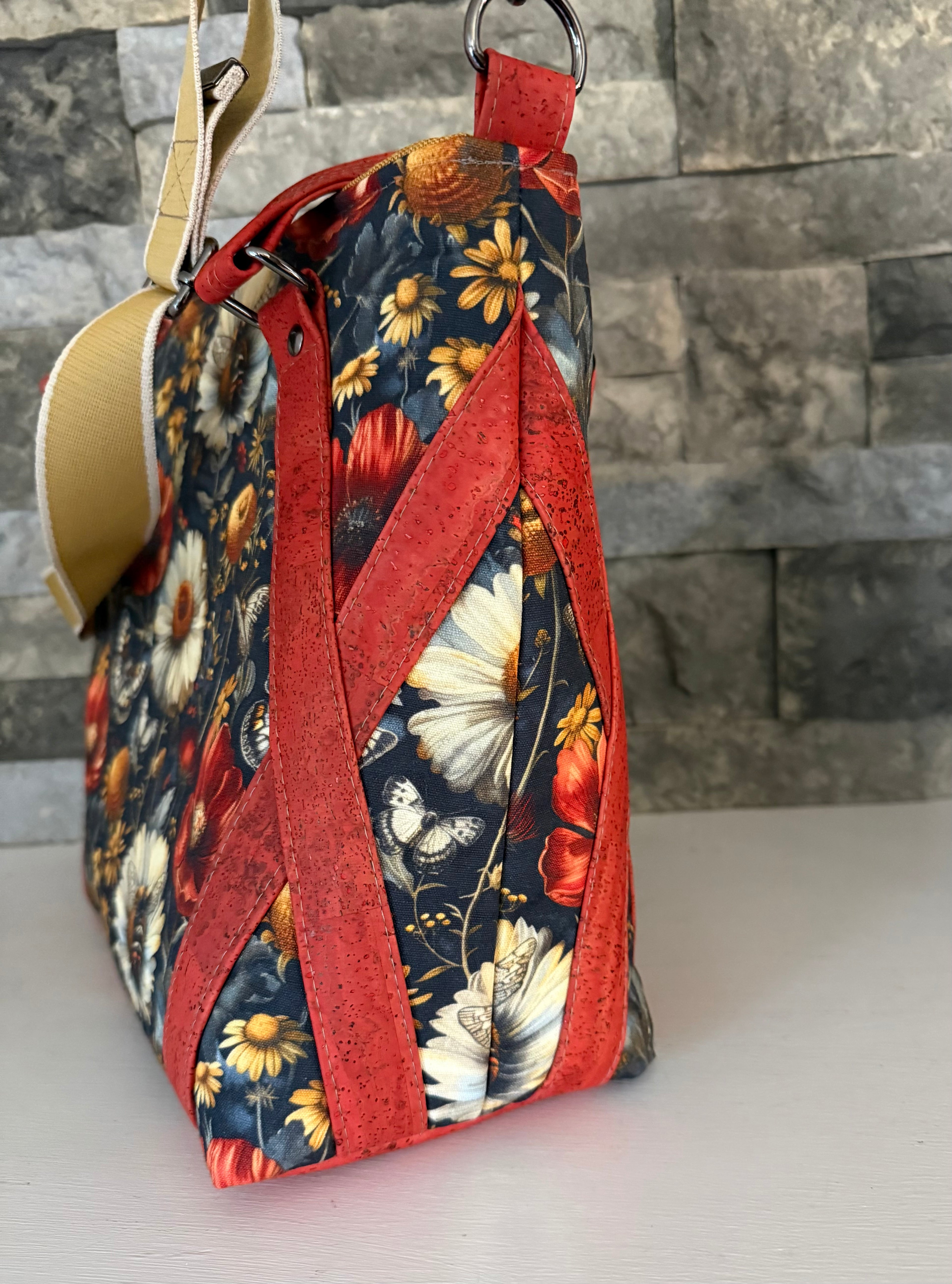 Floral Bees and Moths Bag