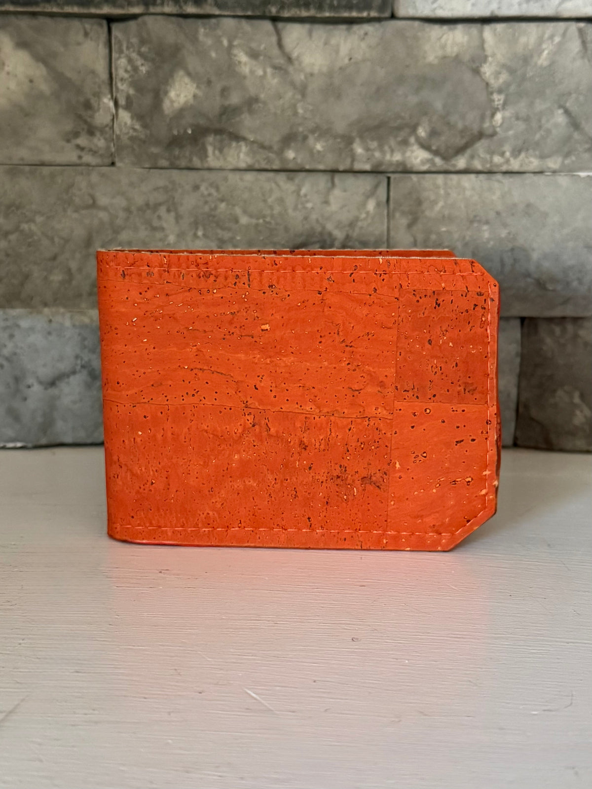 Orange Cork Bifold Wallet