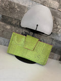 Lime Green Cork Clarity Wallet
