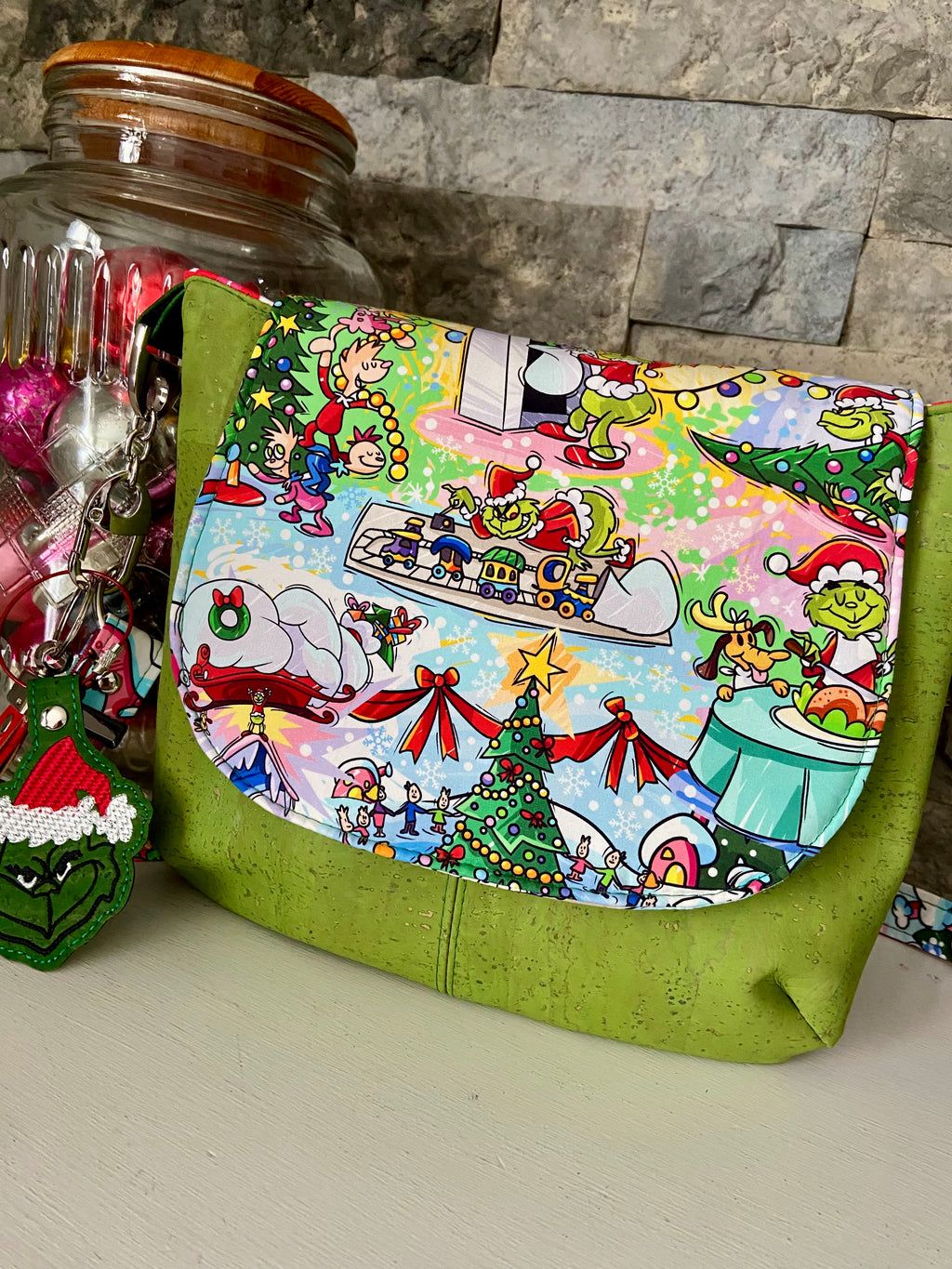 Grinchy Crossbody Bag
