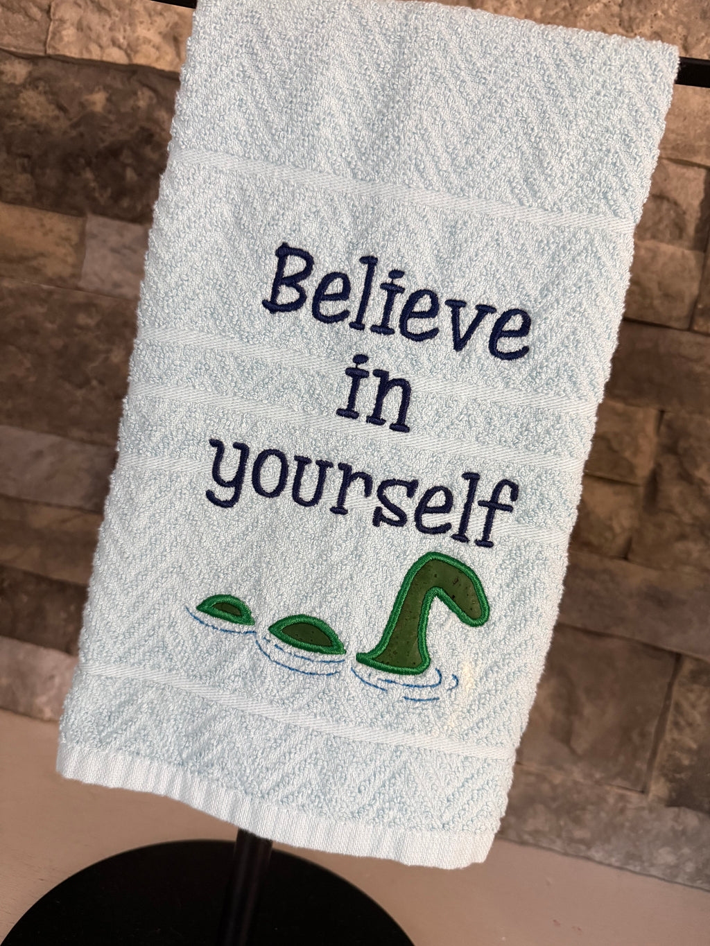 Believe in Yourself - Embroidered Towel