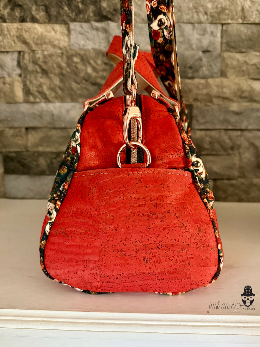 Day of the Dead Bowler-Style Hand Bag