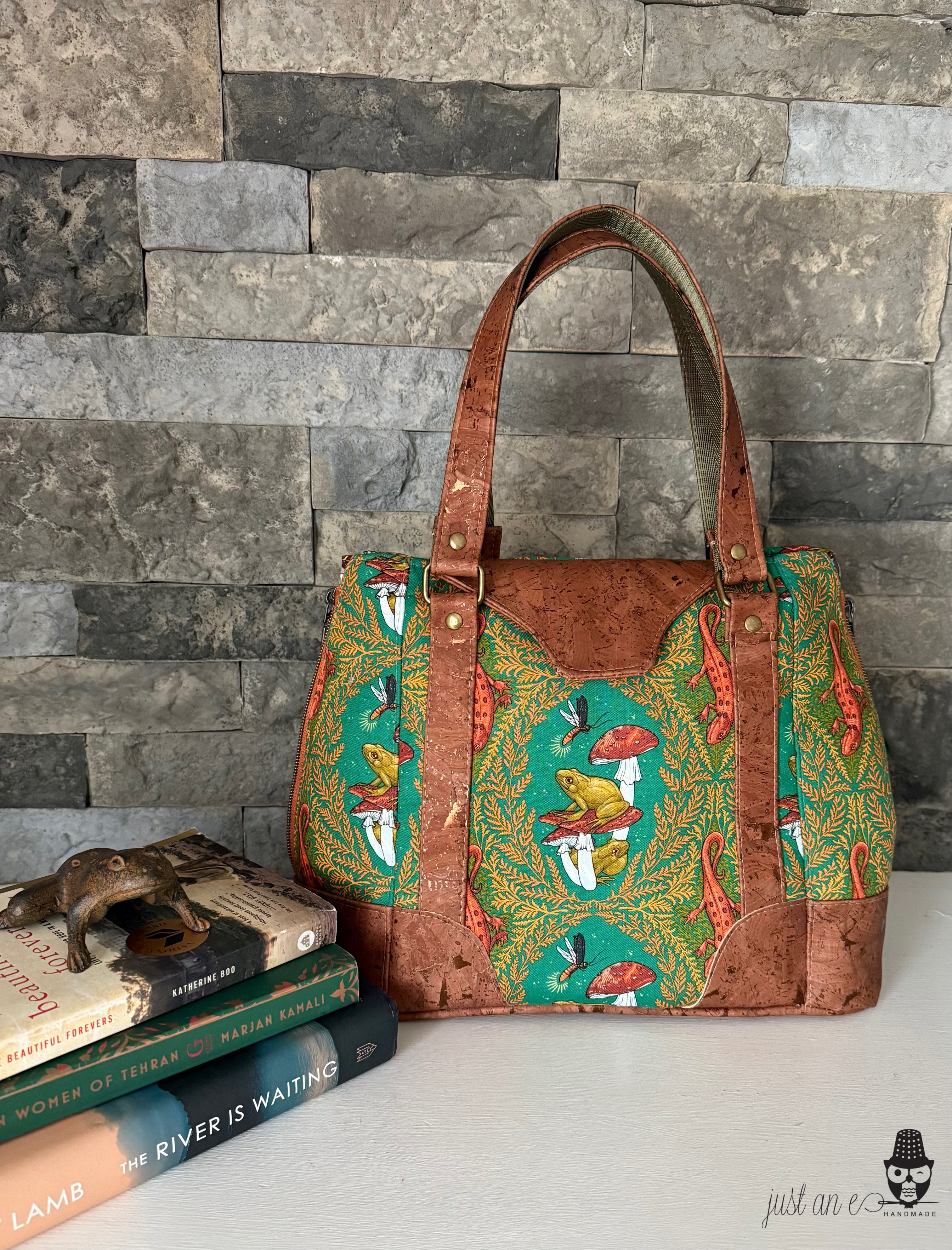 At the Pond Expandable Handbag
