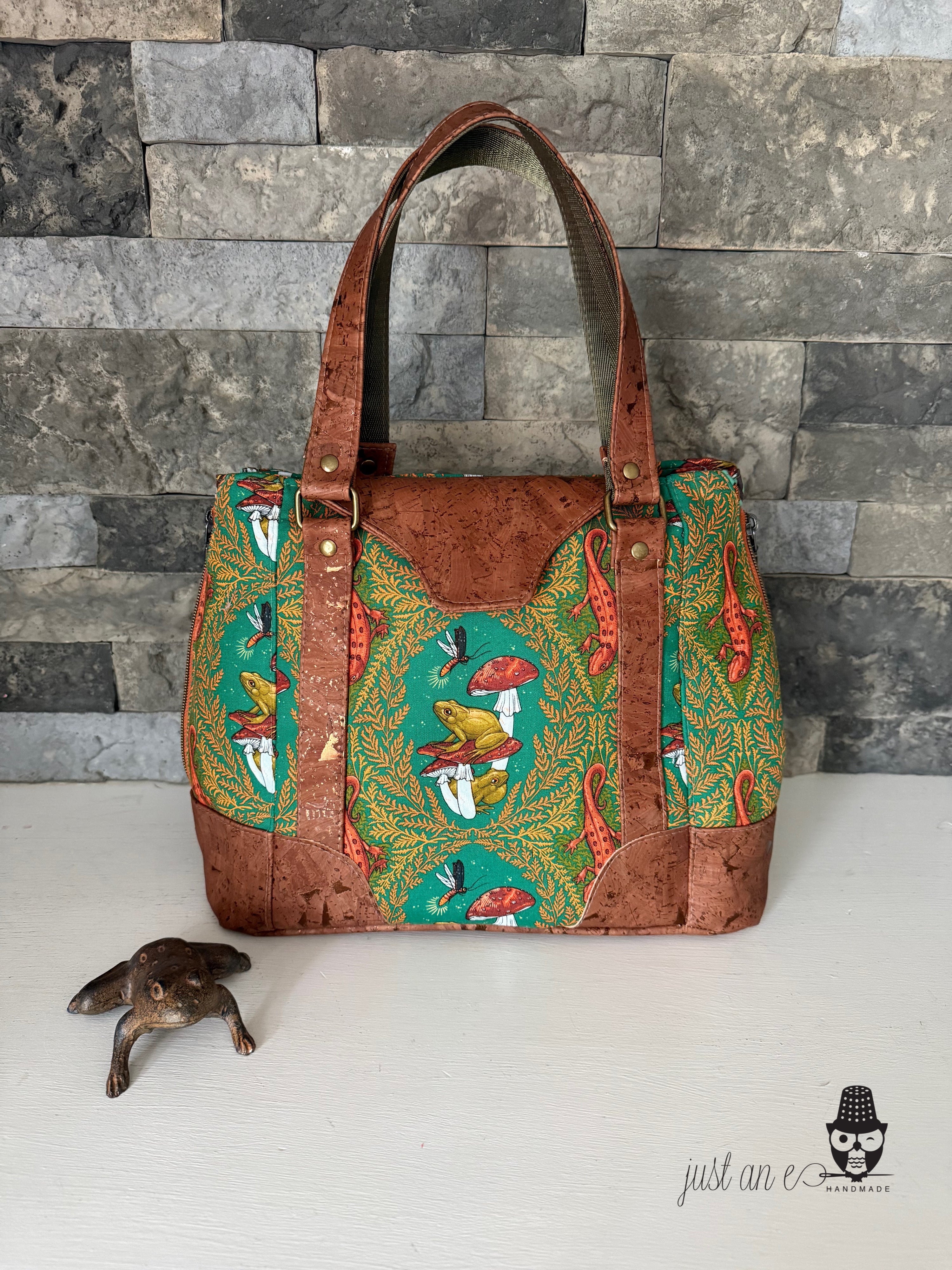 At the Pond Expandable Handbag