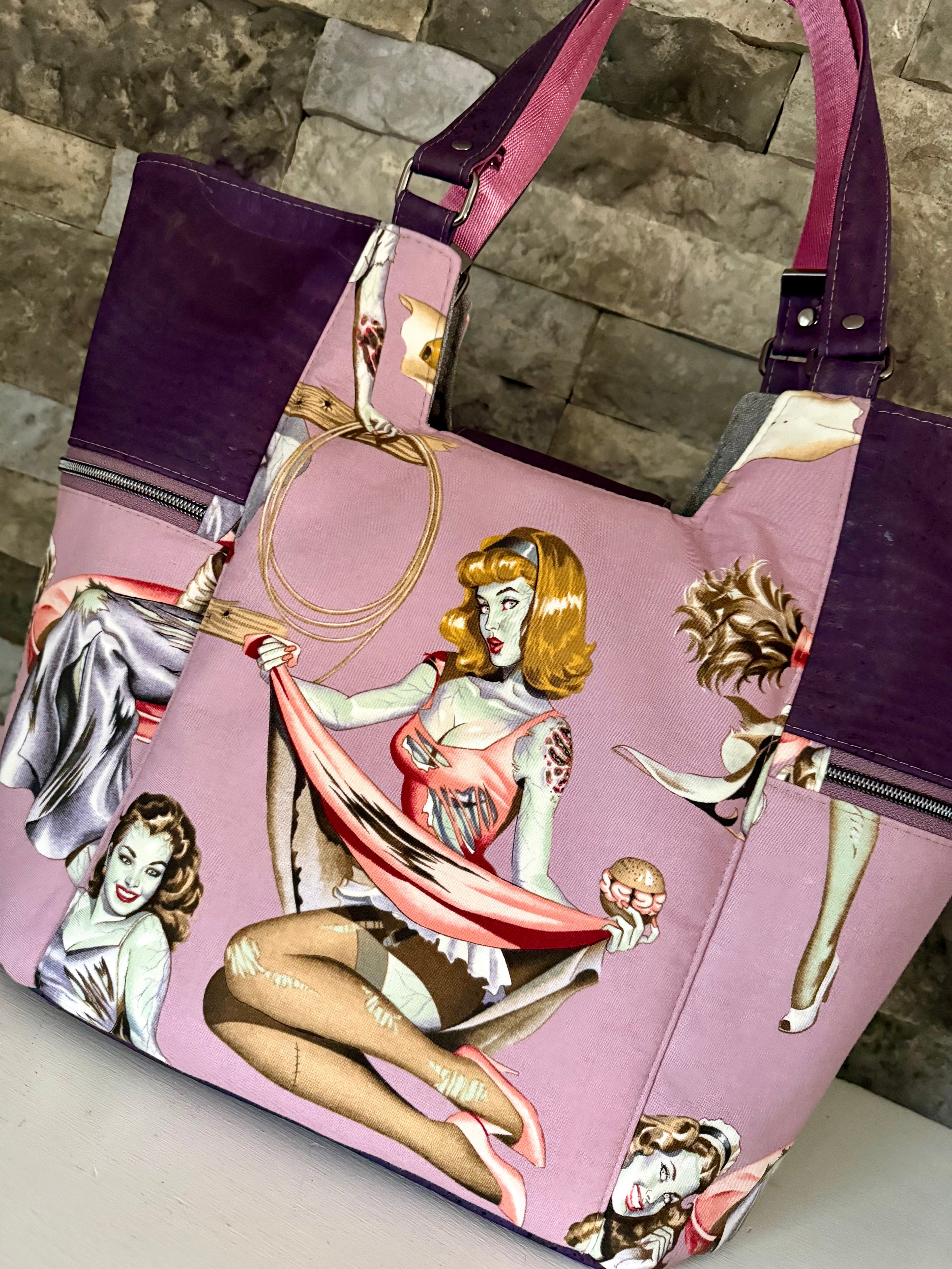 Zombie Pin-Ups Tote