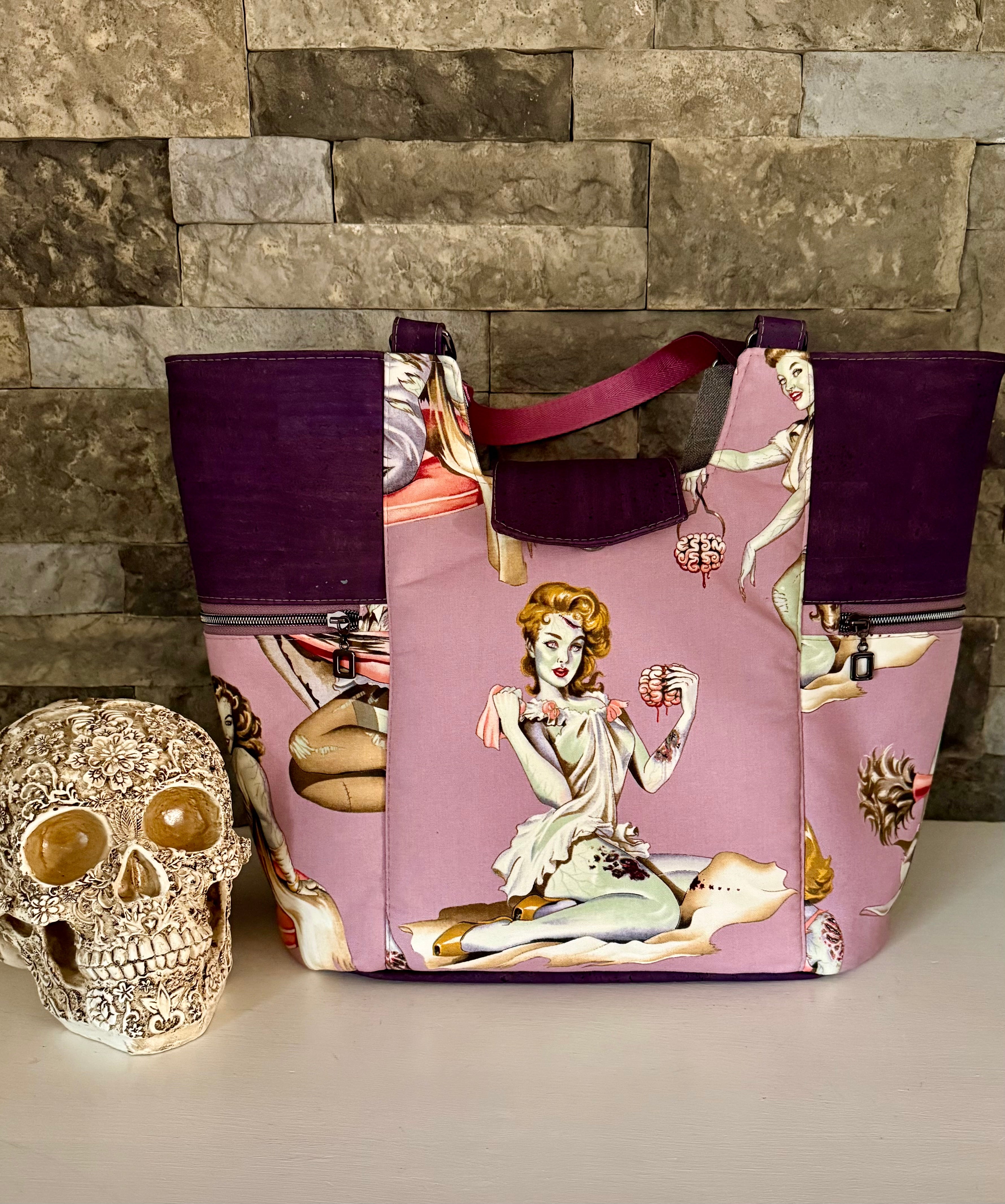 Zombie Pin-Ups Tote