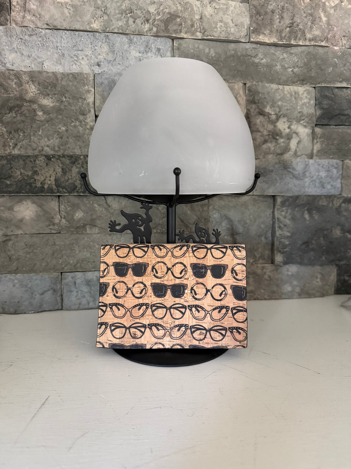 Glasses Print Cork Discovery Wallet