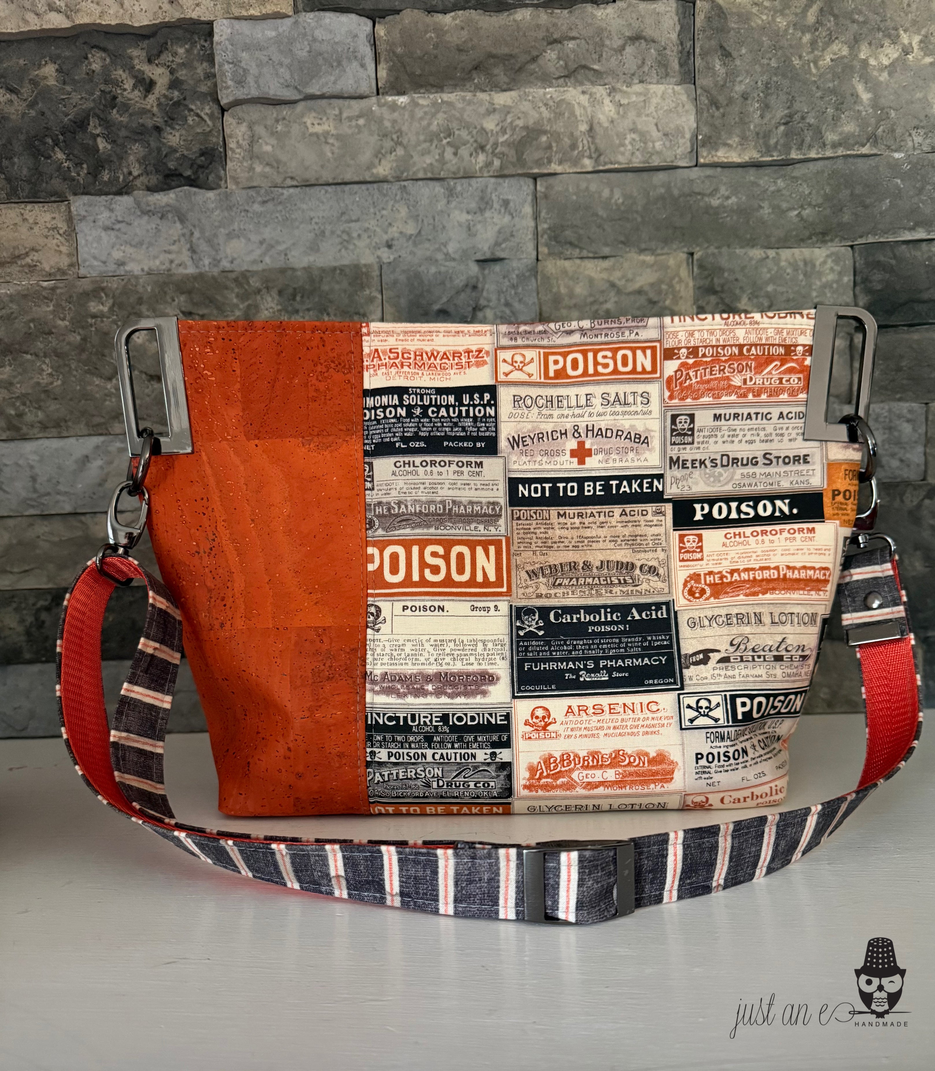 Perfectly Poisonous Cork Shoulder Bag