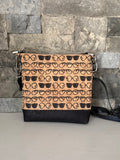 Cork Mini Box Tote Crossbody Bag