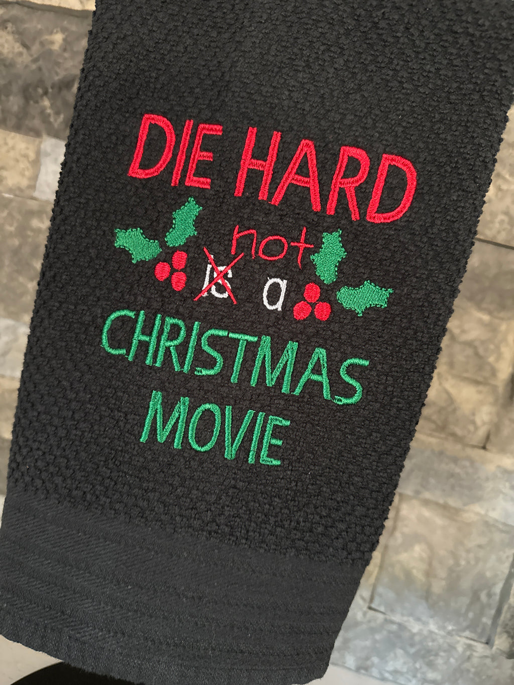 Christmas Movie Debate Towel - Die Hard is NOT a Christmas Movie