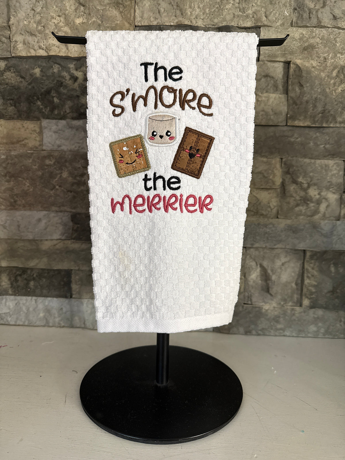 The S'more the Merrier Embroidered Towel