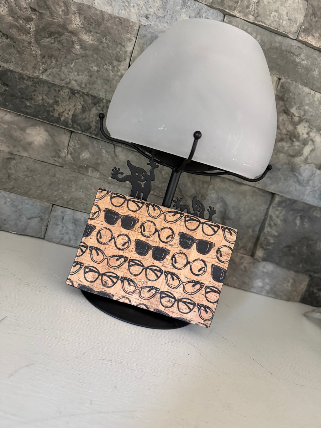 Glasses Print Cork Discovery Wallet