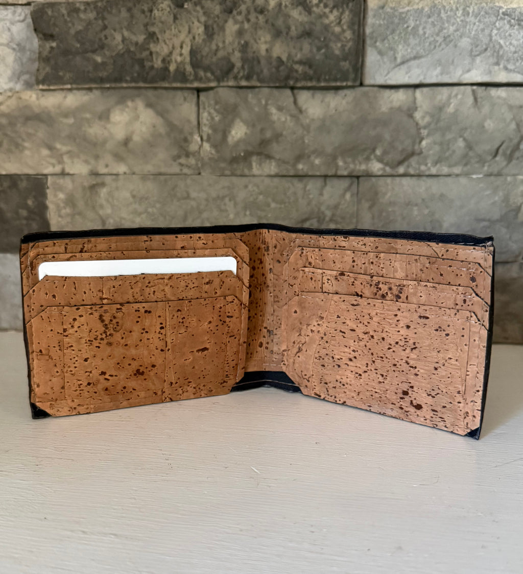 Brown Sugar Cork Bifold Wallet