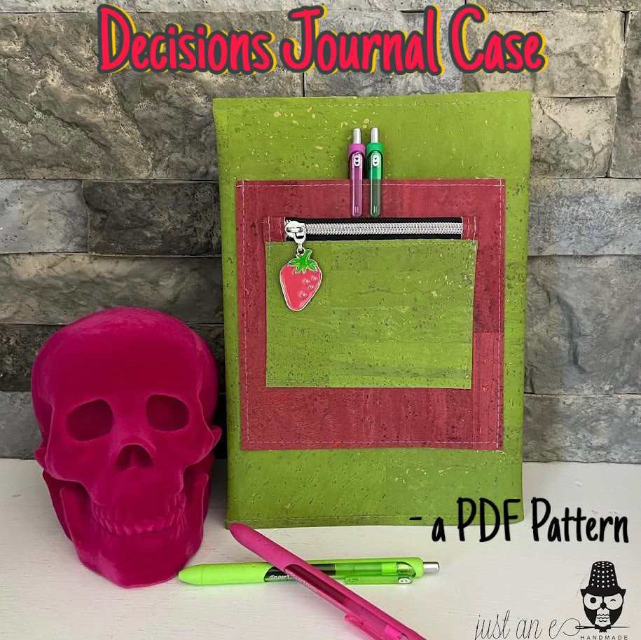 Decisions Journal Case and Notebook Cover - A PDF Sewing Pattern