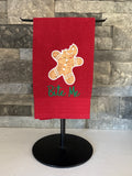 Bite Me - Gingerbread Man Embroidered Towel