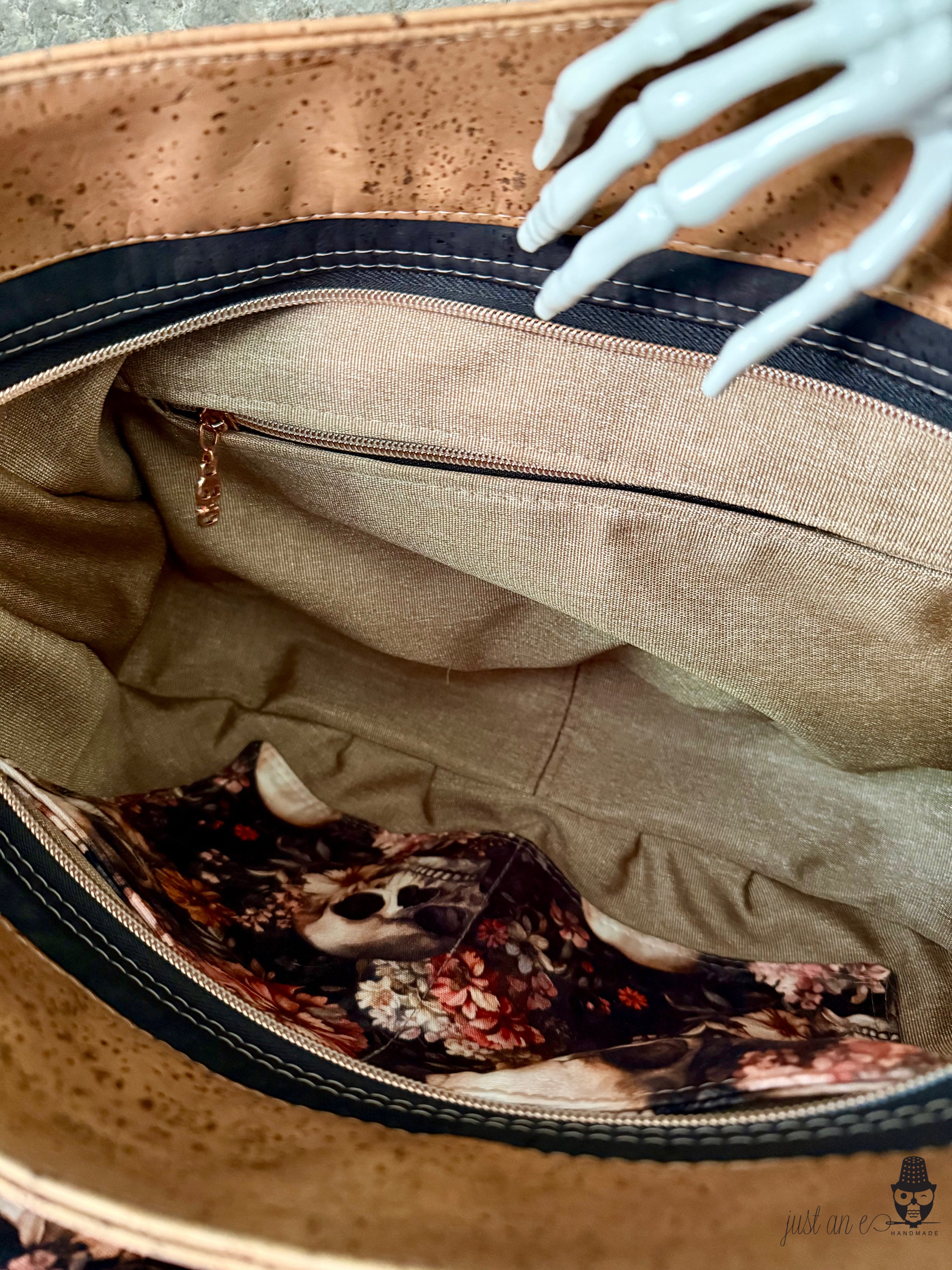 Earthy Skulls Crossbody Bag
