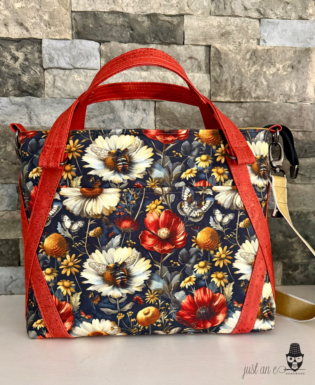 Floral Bees and Moths Bag