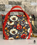 Floral Bees and Moths Bag