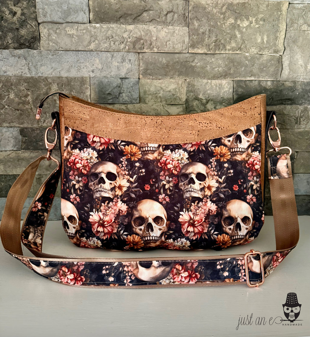 Earthy Skulls Crossbody Bag
