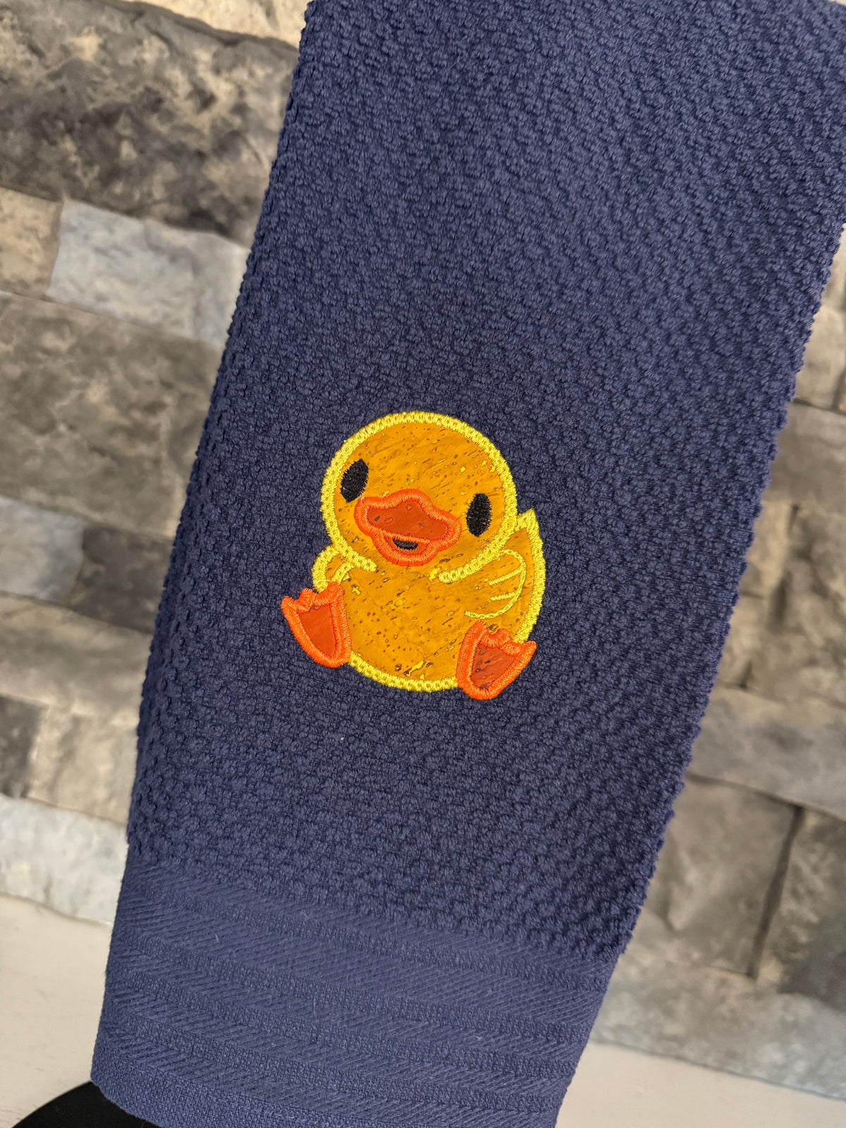 Ducky - Fun Embroidered Towel