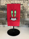 Crab Character Embroidered Towel