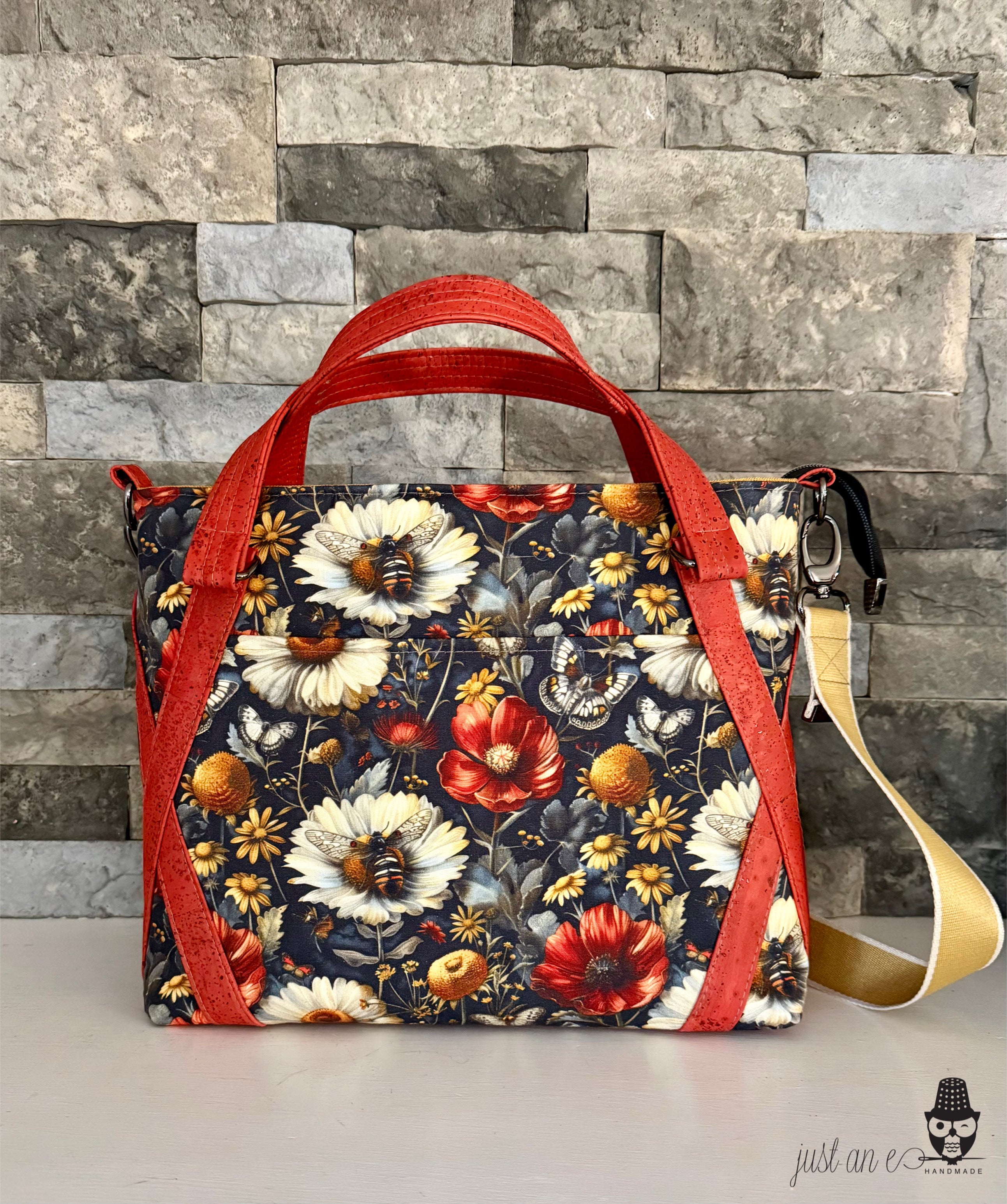 Floral Bees and Moths Bag
