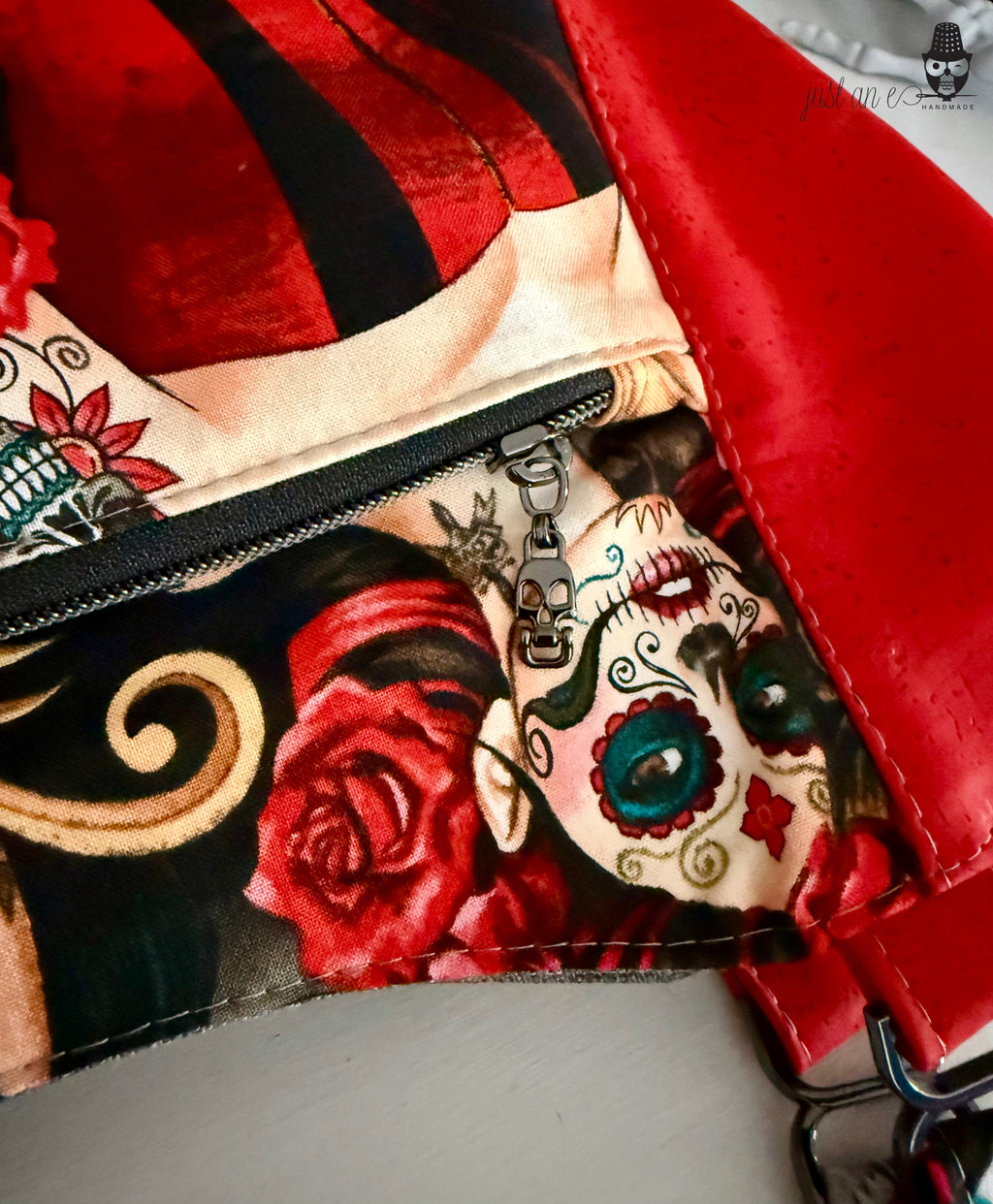 Dia de los Muertos Zip Top Tote