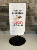 Let’s Scream - Cicada - Embroidered Towel