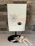 I Made It with my Bum Spiderweb Embroidered Towel