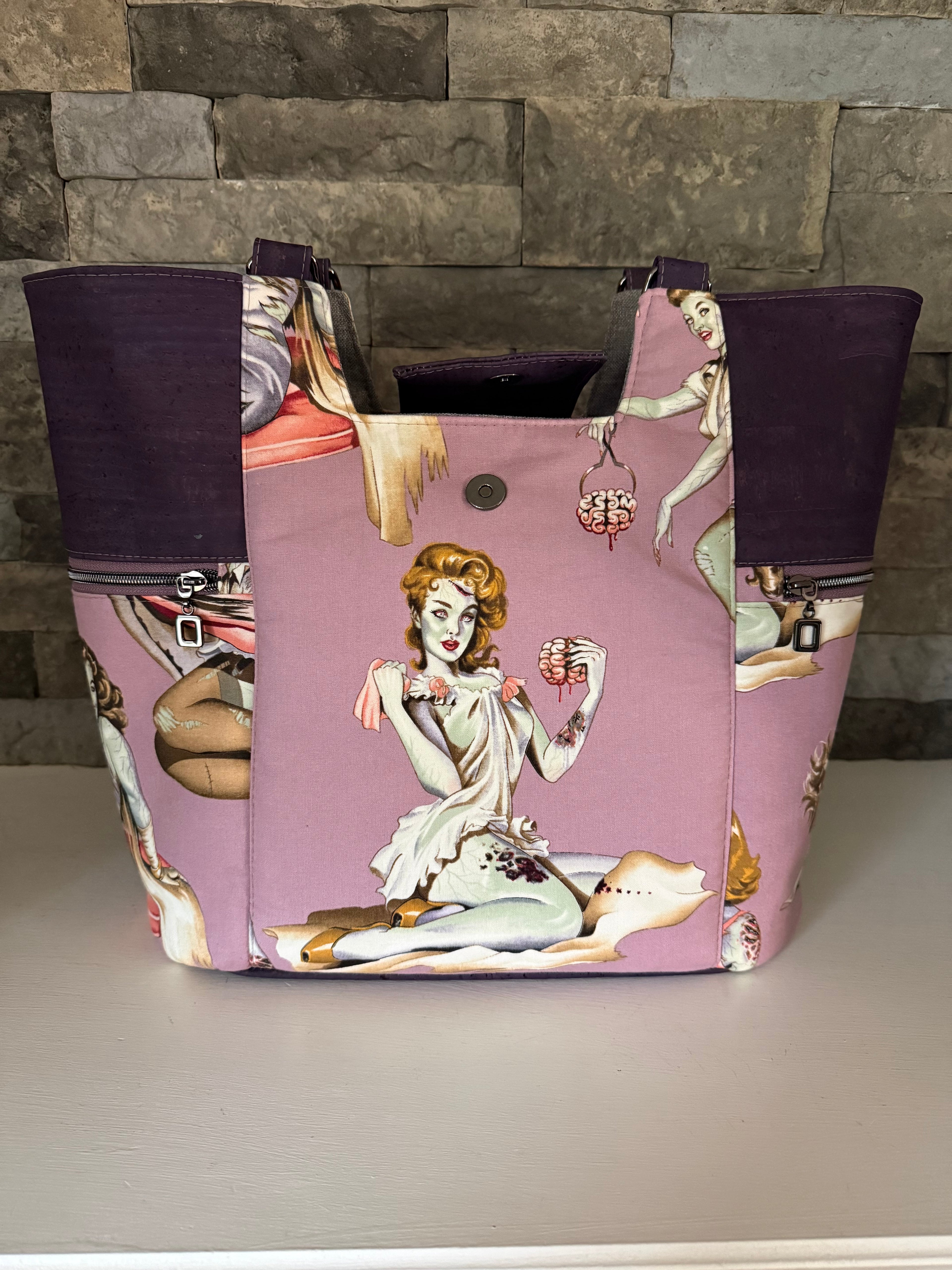 Zombie Pin-Ups Tote