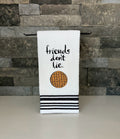 Friends Don't Lie and Eggo Waffle - Stranger Things-Inspired Towel - Embroidered Towel
